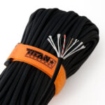 TITAN SurvivorCord® (BLACK) | 100ft | Patented Military Type III 550