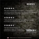 TITAN SurvivorCord® (BLACK) | 100ft | Patented Military Type III 550