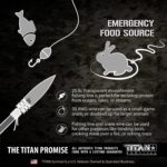 TITAN SurvivorCord® (BLACK) | 100ft | Patented Military Type III 550
