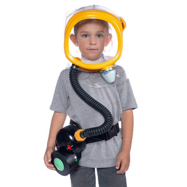 MIRA Safety CM-3M Child/Infant Escape Respirator & Gas Mask with PAPR