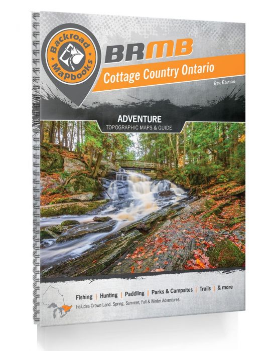 Cottage Country Ontario Backroad Mapbooks- 7th Edition | BRMB